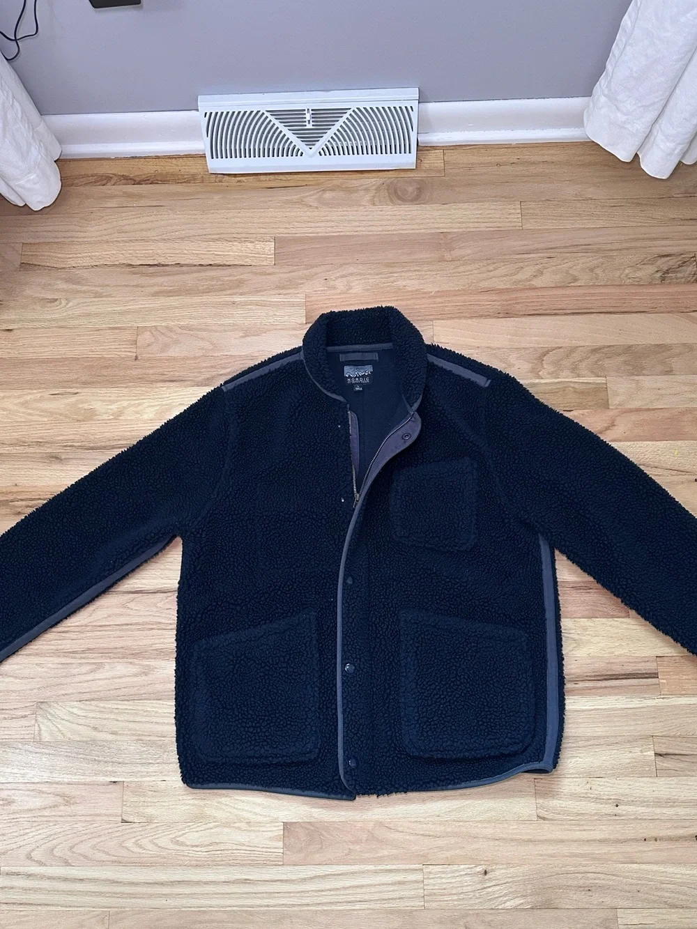 J.Crew Nordic Full-Zip Sherpa Fleece Jacket - Men’s Size L